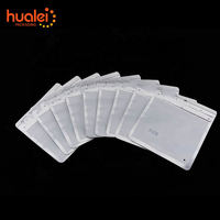 Vente en gros OEM petit sac d'emballage en plastique OPP Zip Lock Ziplock avec trous de suspension pour masque facial Pack