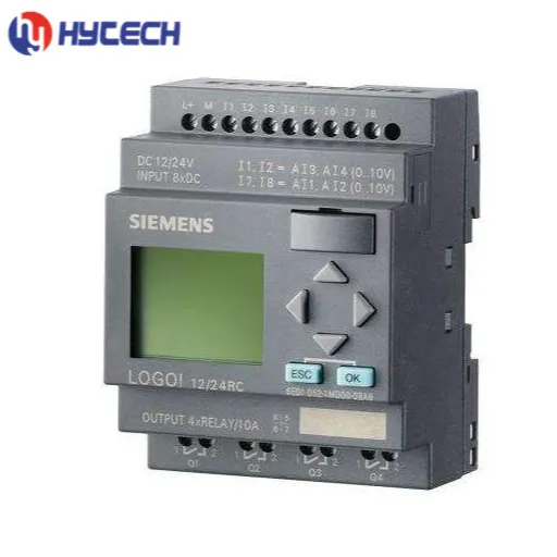 supplier siemens smart industrial cnc parts plc LOGO! 8DI(4AI)/4DO controller programmable logic module 6ED1052-1MD08-0BA0 price