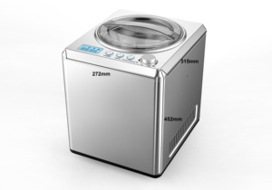 Machine à glace portable professionnelle automatique en acier inoxydable de 2,0 L avec pièces de rechange gratuites - Product Image 2