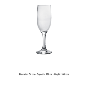 Copa de Flute para Bistro, 19 cl, Pasabahce, Altura 18.8 cm, Diámetro 5.4 cm - Product Image 3