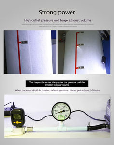SUNSUN HJB Pompe à oxygène Petite pompe à air haute pression Fish Tank Silent Matching Bubble Pad Laser Diaphragme Pompe électromagnétique - Product Image 4