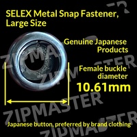 Boutons-pression ronds à quatre griffes SELEX, boutons-pression métalliques pour vêtements, accessoires vestimentaires haut de gamme, nickel noir, 15 mm, provenance Chine