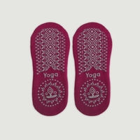 WUYANG FACTORY Gros Grip Logo Coton Fait Rayures Conception Personnalisée Antidérapant Antidérapant Porter Des Chaussettes De Yoga Confortables