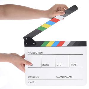 Clap de Cinéma Réalisateur en Acrylique pour Scène d'<span class=keywords><strong>Action</strong></span> Film Vidéo TV - Product Image 4