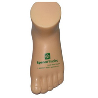 Jouet anti-stress en mousse PU en forme de pied à prix réduit, balles anti-stress en mousse de haute qualité en forme de pied