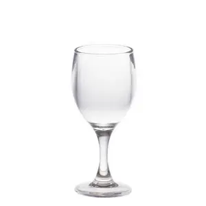 Özelleştirilmiş plastik şarap bardağı şarap tadım gözlük toptan 140ml polikarbonat şarap cam