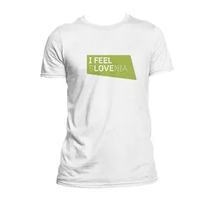 I FEEL SLOVENIA T Shirt stampa a sublimazione 3D 100% cotone poliestere taglia ue promozione pubblicità magliette personalizzate