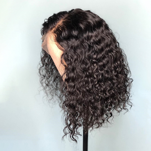 Perruques brésiliennes bouclées profondes avec <span class=keywords><strong>HD</strong></span> pour le style droit sans colle de dentelle frontale pour les femmes dans la teinte rougeâtre - Product Image 3