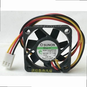 <strong>KDE1204PFVX</strong> DC Axial Cooling Fan for PLC Cabinet and Control Panel Ventilation - Product Image 1