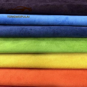 Tissu en microfibre 100% polyester, tissu en daim pour l'automobile, 460 g/m², anti-poussière, résistant à l'usure, sièges de <span class=keywords><strong>voiture</strong></span>, volant - Product Image 1