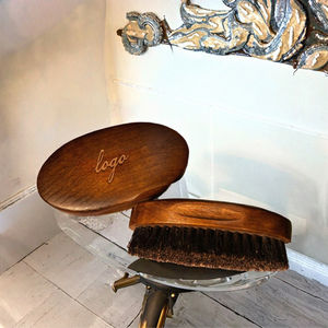 Brosse à raser pour homme, couleur antique, poils de sanglier et brosses à barbe en bois, restauration des méthodes anciennes, best-seller - Product Image 3