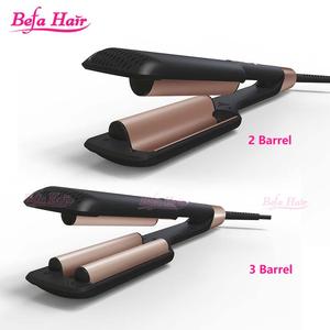 <span class=keywords><strong>Fer</strong></span> <span class=keywords><strong>à</strong></span> friser <span class=keywords><strong>professionnel</strong></span> en céramique avec revêtement <span class=keywords><strong>à</strong></span> 3 barils pour cheveux Deep Wave - Product Image 4