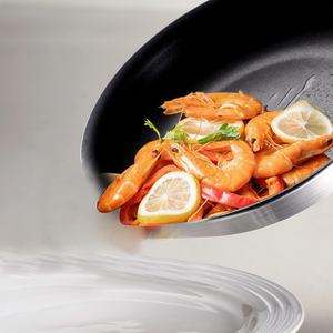 Fabricante 5 capas de aluminio clásico granito Sartenes Antiadherentes Chef tortilla tortitas huevo sartén con mango de baquelita - Product Image 5