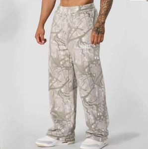 <strong>Men's</strong> Custom Logo Breathable Camouflage Baggy Pants <strong>Loose</strong> <strong>Fit</strong> Casual Sports <strong>Joggers</strong> for Summer Workout Training Wholesale - Product Image 4