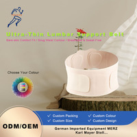 Ceinture de soutien lombaire fine et discrète personnalisée pour le printemps et l'été, idéale pour le bureau, la course et le sport, protection contre les disques herniés