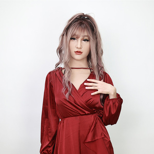 Masque en silicone transgenre personnalisé, masque réaliste pour le visage, peau réelle avec <span class=keywords><strong>maquillage</strong></span> de beauté, masque de fête d'Halloween, cosplay TS - Product Image 6