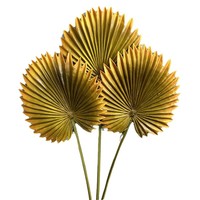 Daun Palem Buatan PU Tunggal Fancy Flower Premium Real Touch, Tersedia untuk Dekorasi Vas Rumah Pesta Tropis