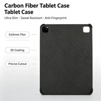 Étui en fibre d'aramide véritable pour iPhone 12/13/14/15/16, ultra fin 0,5 mm, texture fibre de carbone, coque de tablette mate anti-traces de doigts