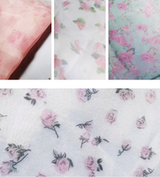 Polyester nylon 10D 30D 70D ignifuge teint ou imprimé organza fantaisie robe de mariée brillante disponible robe en mousseline de soie maille