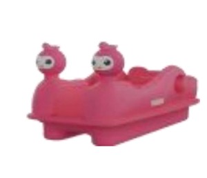 <span class=keywords><strong>Bateau</strong></span> à pédales en plastique rouge pour 2 personnes, <span class=keywords><strong>bateau</strong></span> à pagaies compact pour lacs et piscines, balade aquatique simple et durable - Product Image 2