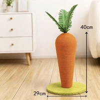 Jouets pour chats : Griffoir avec plateau, non abrasif et sans débris, poussins mignons pour divertir les chats, jouet de modelage pour pattes