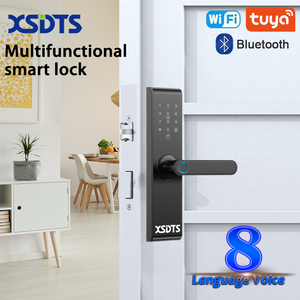Xsdts tuya wifi thông minh khóa cửa có tính năng sinh trắc học vân tay thẻ Key và tạm thời mật khẩu truy cập - Product Image 5