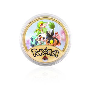 Médaille commémorative plaquée or Monstre Fantastique Adorable, pièce <span class=keywords><strong>de</strong></span> <span class=keywords><strong>collection</strong></span> estampillée, cadeau souvenir <span class=keywords><strong>pour</strong></span> enfants et fans - Product Image 4