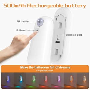 Luces LED para Asiento de Inodoro, Impermeables, con Cambio de Color y Detector, Iluminación Inteligente para Baño - Product Image 5