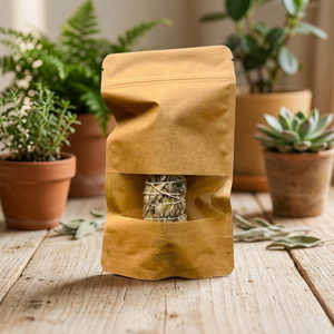 Precio de fábrica OEM Marca Personalizada Etiqueta Verde Salvia Sándalo Certificado MSDS Hojas para Incienso Porta Incienso Aromático Tibetano Primavera - Product Image 3