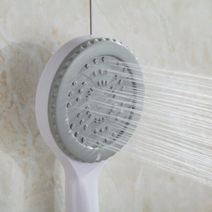 Cabezal de ducha redondo de plástico, pulverizador de mano, masaje con burbujas, fácil de limpiar, portátil, para uso en el baño - Product Image 3