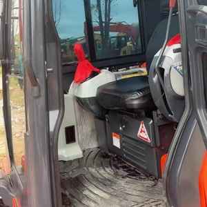 Excavatrice Kubota U48-5 d'occasion d'origine japonaise, faible nombre d'heures de fonctionnement, rotation de la queue ultra-courte, vendue à bas prix - Product Image 5