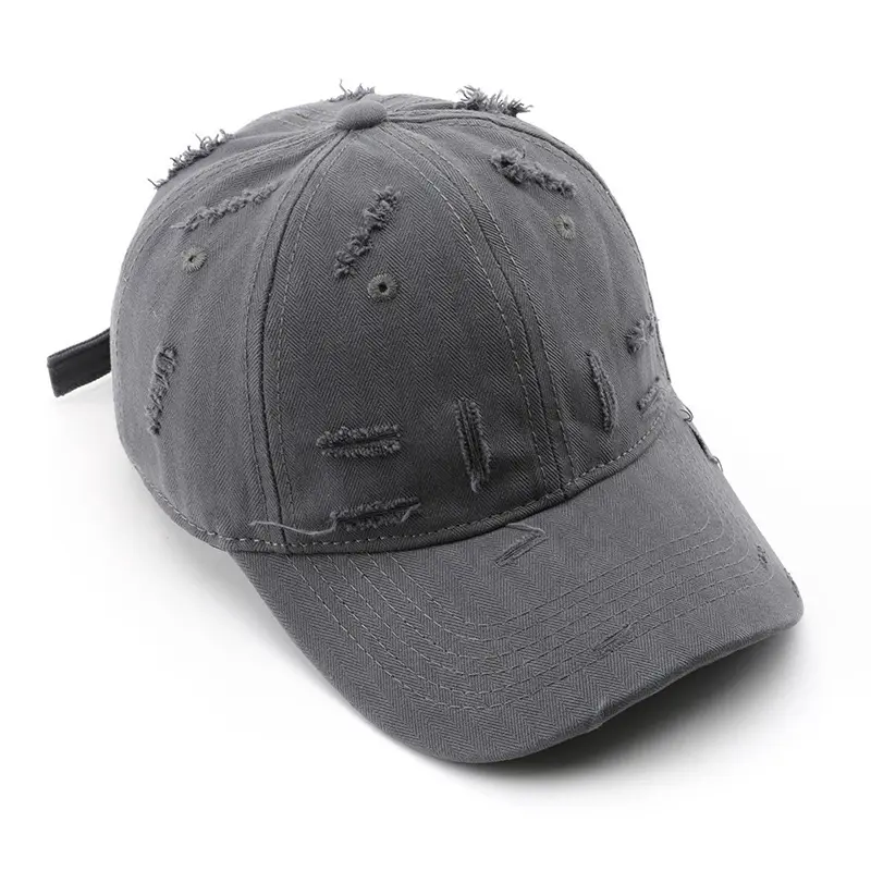 Gorra de camionero de mezclilla desgastada Gorra deportiva lavada Sombrero Mujeres Hombres Gorra de béisbol de mezclilla de algodón desgastada lisa