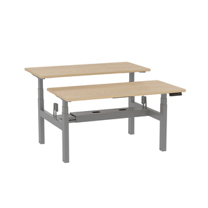 โต๊ะคอมพิวเตอร์ผู้บริหารไฟฟ้าแบบยืนได้สองคนระบบปรับได้ดีไซน์ทันสมัย - Product Image 2