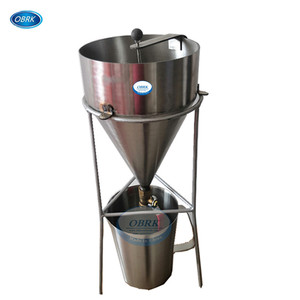 Aparato de Cono de Flujo para Lechada de Cemento con Accesorios Completos, Prueba de Rendimiento de Flujo de Lechada para Anclaje de Hormigón Pretensado - Product Image 3