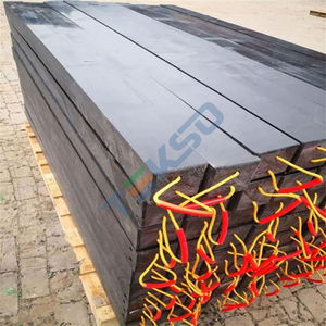 Uhmw PE nhựa polymer polyethylene OUTRIGGER cribbing khối tà vẹt pad cho nhiệm vụ nặng nề cần cẩu thiết bị - Product Image 2