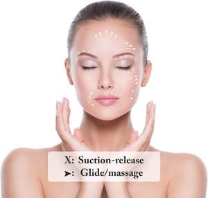 Set terapi limfatik Anti selulit, 4 buah Set cangkir hisap vakum tubuh & leher alat pijat bekam silikon kaca - Product Image 6