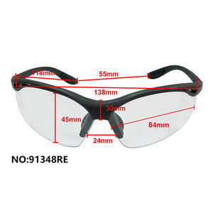 Lunettes de sécurité pour les yeux anti-rayures à monture en nylon de haute qualité avec résistance aux chocs pour l'exportation - Product Image 3