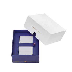 High Quality Game Card Package Rigid White Two Piece <b>Box</b> Coated Paper Insert Emboss Logo for Gift <b>Box</b> - Product Image 1