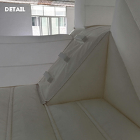 Château Gonflable Commercial Blanc 13x13 Certifié CE/TUV, Garantie 1 An, Idéal pour Mariages et Événements Extérieurs – Offre Spéciale