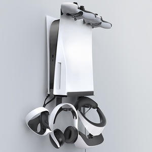 Soporte de almacenamiento Controlador Manette Soporte para auriculares Montaje en pared para Sony PlayStation5 PS5 Mando Slim UHD DE Game <span class=keywords><strong>Consola</strong></span> VR Series - Product Image 2