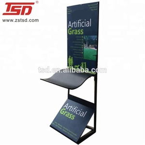 Tùy Chỉnh Vườn Cửa Hàng Pos Tông Cỏ Nhân Tạo Hiển Thị Đứng, Turf Grass Khuyến Mãi Đứng, Thảm Mẫu Hiển Thị Giá - Product Image 3