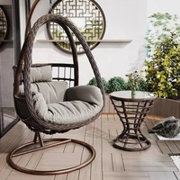 Fauteuil suspendu en rotin pour patio, balcon, jardin, mobilier de jardin, chaise de détente