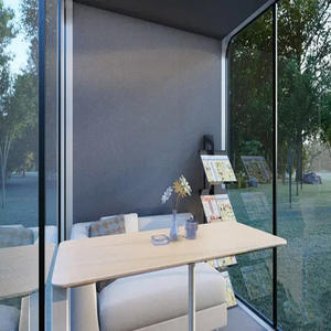 Petite maison à capsule spatiale intelligente Cabine d'entrepôt Apple en acier préfabriquée modulaire préfabriquée pour la vie en plein air Maison préfabriquée - Product Image 3