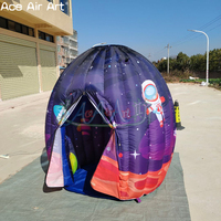 Tente sur le thème de l'astronomie pour enfants, modèle de planétarium miniature portable d'intérieur, dôme gonflable pour l'éveil des enfants.