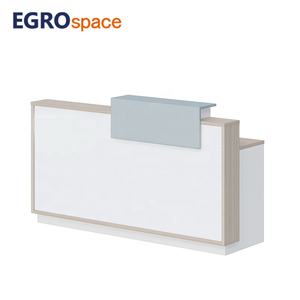 ERGOspace fabbrica all'ingrosso bianco Hotel contatore prezzo materiale moderno ufficio Reception - Product Image 3