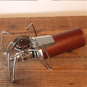 Outdoor CB gas canister cover, camping cookware gas canister cover, protective cover, handmade camping product. - Product Image 2