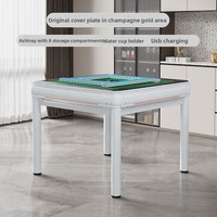 Table de mahjong automatique à double usage, silencieuse pour usage domestique avec chargement USB, livraison directe d'usine