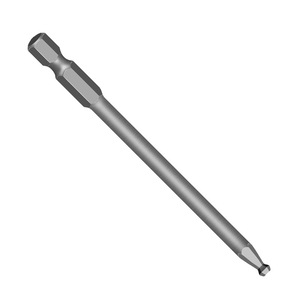 Embout de tournevis hexagonal magnétique en acier S2 de 1/4 de pouce, antirouille, avec tête sphérique pour outils pneumatiques/électriques - Product Image 1