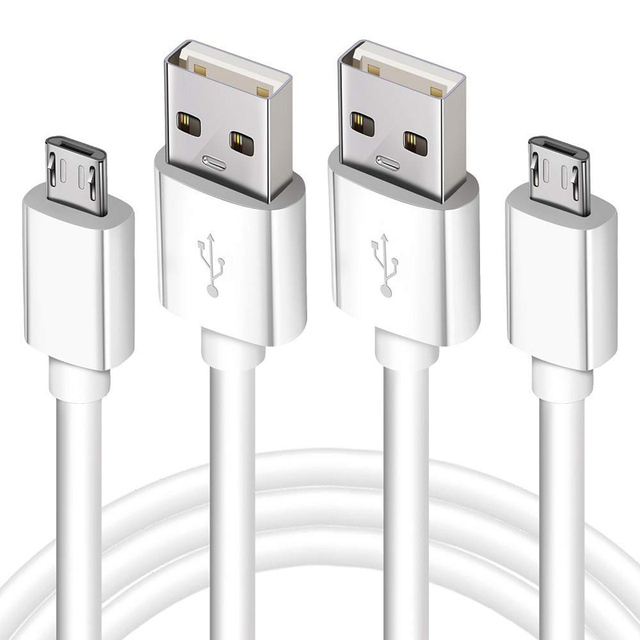 V8 Micro B USB Charging Cable High Quality Cheap Charging Only PVC Bulk 50cm 1m 2m Molding Type White for Samsung LG Android