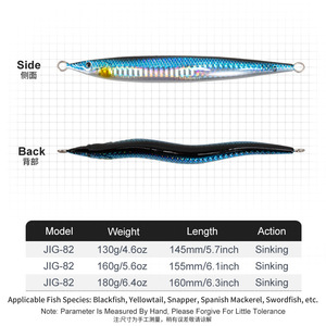 Tipo S Sizzling Snake Boat Cebo <span class=keywords><strong>de</strong></span> pesca UV Luminous Lead Fish Quick Draw Little Jack Bait Caballo Caballa Atún Cebo - Product Image 2